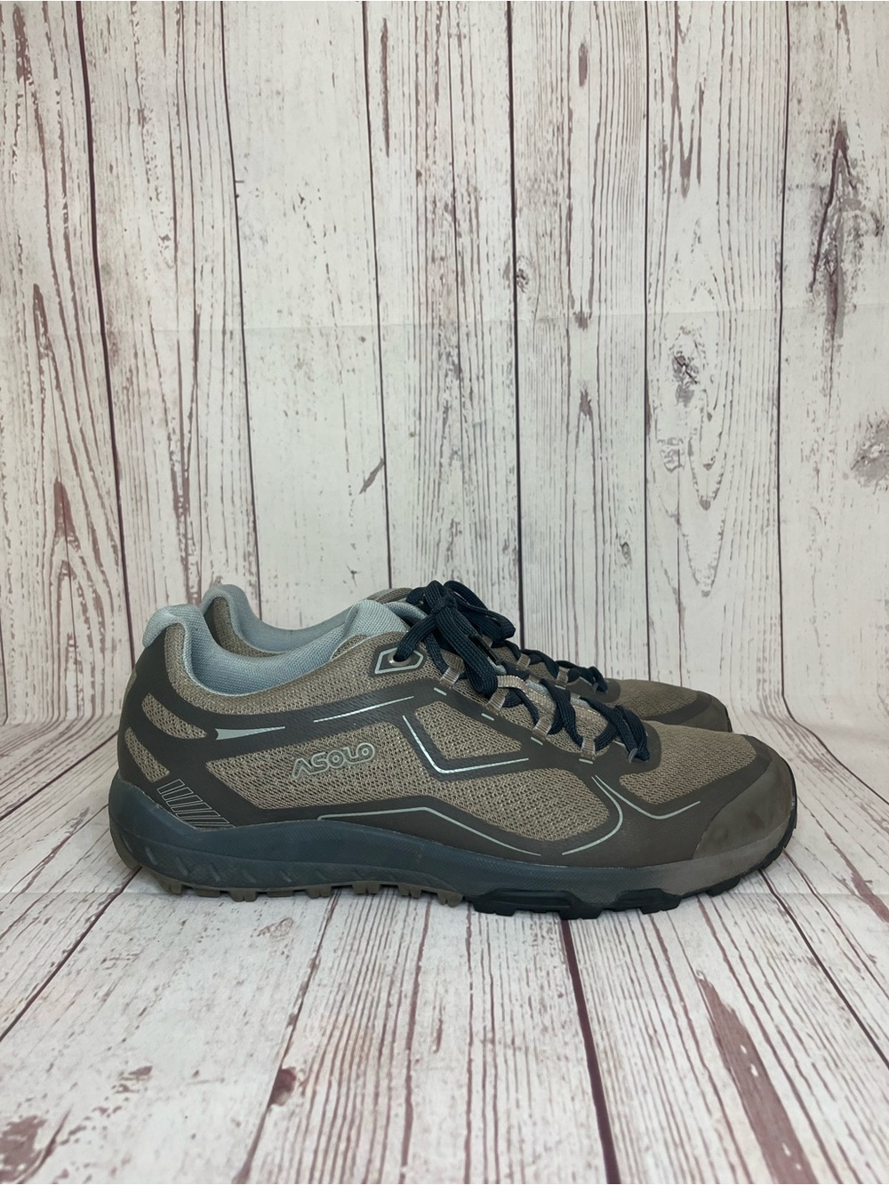 Asolo Flyer Hiking Shoes Size Men’s Brown Size 11.5 Vibram Outdoor Trail